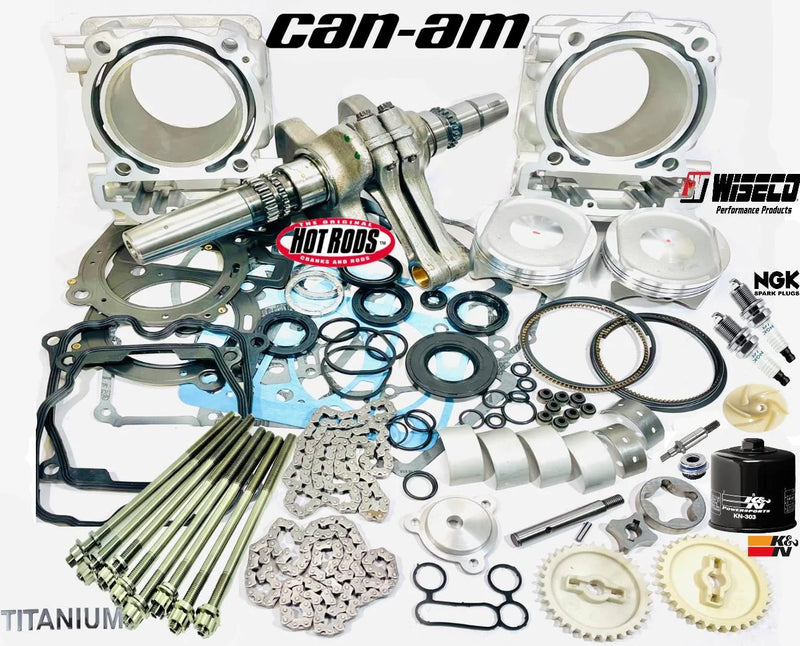 18+ Maverick 1000 Trail Sport MAX Rebuild Kit Complete Top Bottom End Assembly