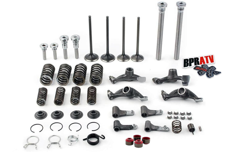 400EX 400X Head Redo Valves Intake Exhaust Valve Springs Rocker Arms Rebuild Kit