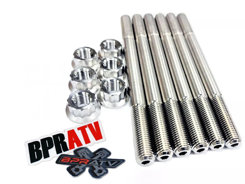 Arctic Cat H2 V-Twin Titanium Cylinder Head Stud Kit Wildcat Prowler TRV 1000 CC
