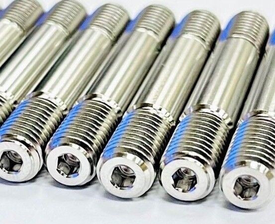 Banshee Noss Super Cub Cylinder Head Ti Studs TITANIUM Supercub Stud Nut Kit Set