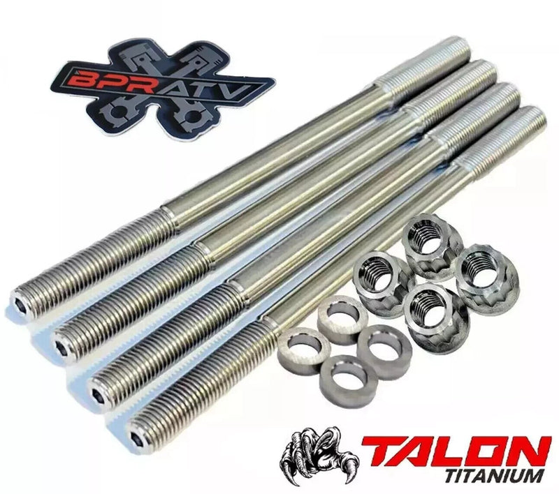 04 05 TRX450R Ti Cylinder Case Studs Honda 450R TITANIUM Crankcase Head Stud Kit