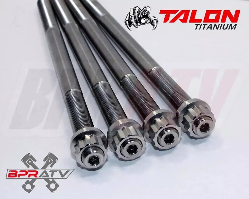 04 05 TRX450R Ti Cylinder Case Studs Honda 450R TITANIUM Crankcase Head Stud Kit