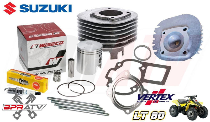 Get Best Suzuki LT80 LT-80 Top End Rebuild Kit Quadsport Cylinder Head Assembly
