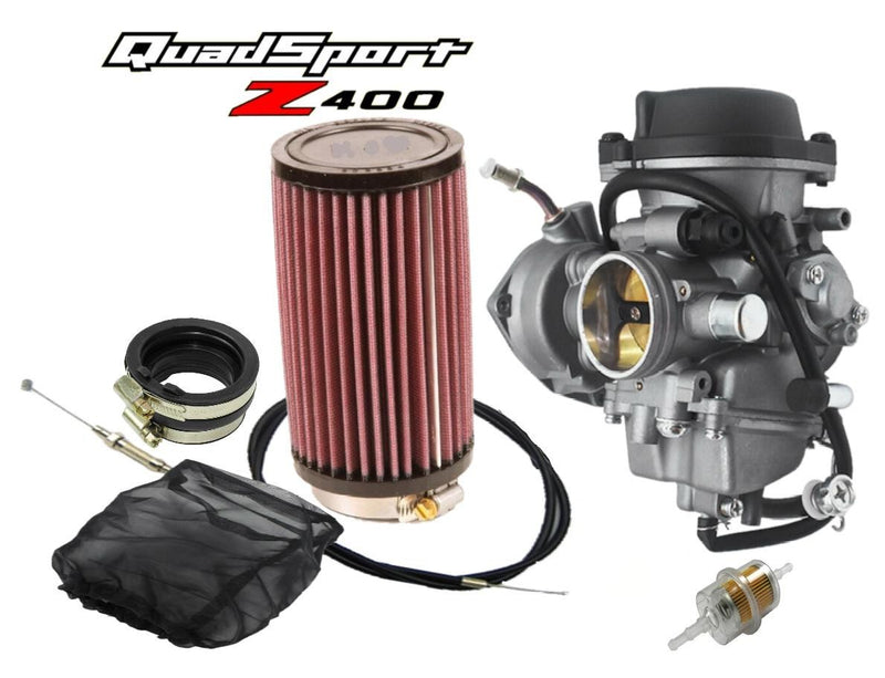 KFX400 KFX DVX 400 Stock OEM Complete Carb Kit Carburetor Intake Filter Cable