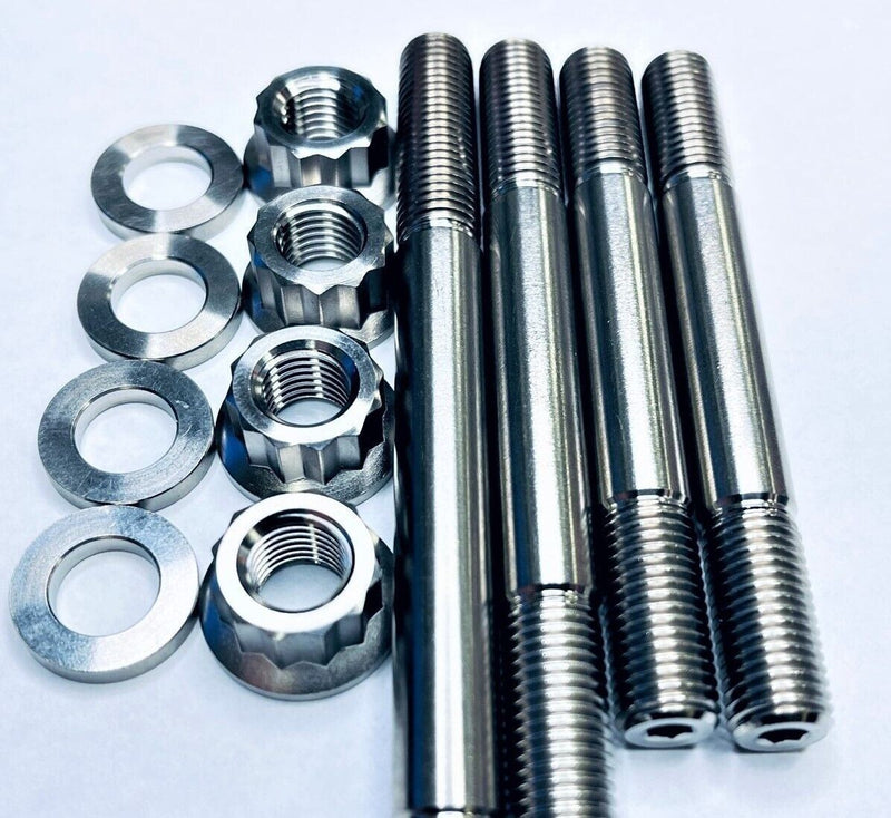 Honda 400EX 400X Titanium Cylinder Head Studs Gasket Gaskets Ti Stud Bolt Kit