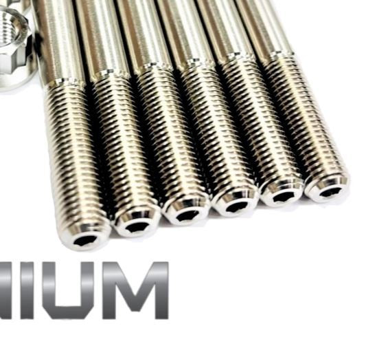 Ranger 700 Crew HD XP Ti Head Studs TITANIUM Cylinder Heavy Duty Stud Bolt Kit