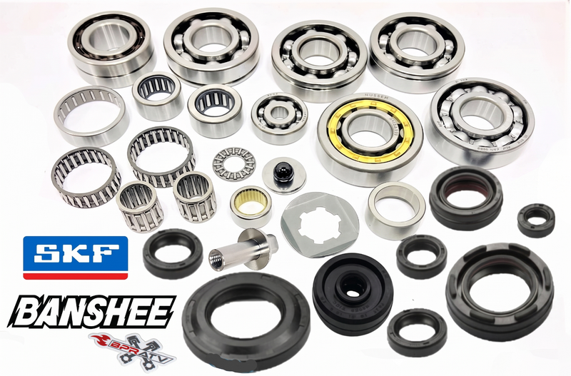 Banshee Bottom End Bearings Crank Trans Complete Motor Crankcase Bearing Kit Set