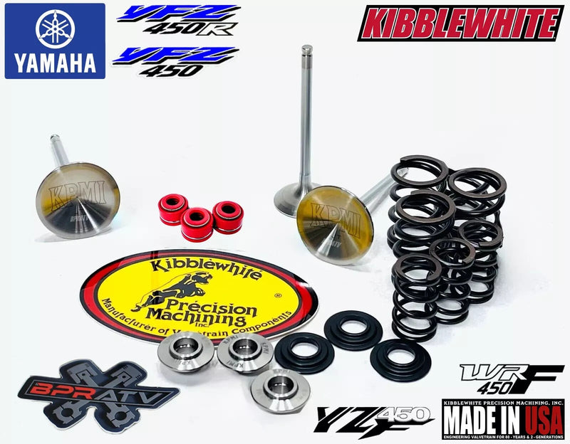 Best YFZ450 Big Bore Stroker Kit 500cc Stage 3 Hotcams KPMI Stainless Valves Kit