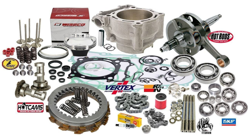 Best YFZ450 Rebuild Kit Hotcams Kibblewhite Complete Motor Engine Assembly Redo