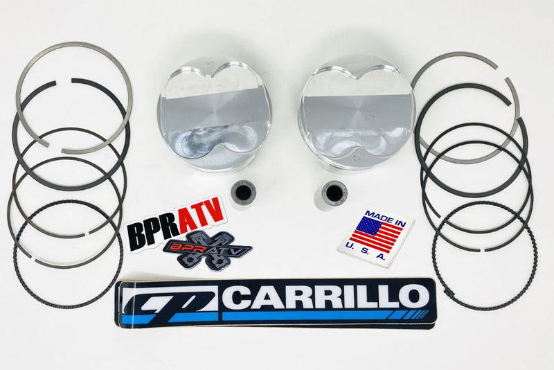 Teryx KRX1000 KRX4 Pistons 92mm Turbo 9.5:1 CP Piston Set TITANIUM Head Stud Kit