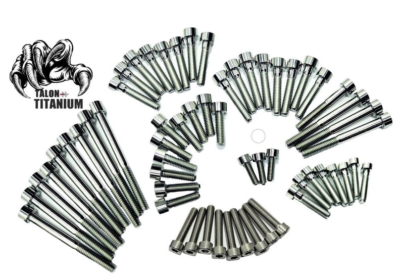 YFZ450R Titanium Bolt Kit Crankcase Water Oil Pump Left Right Clutch Cover Bolts