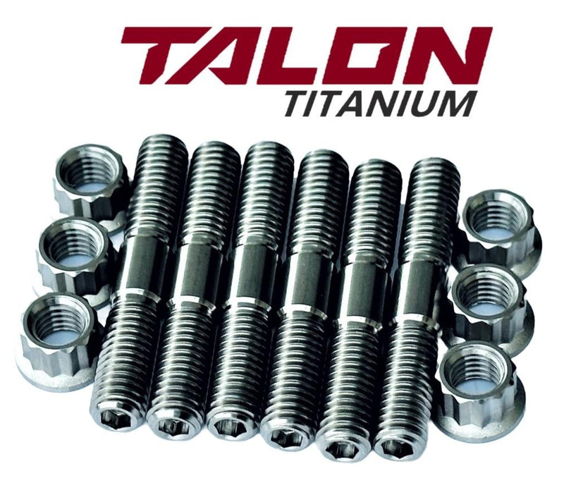 Yamaha Blaster TITANIUM Cylinder Bolts Head Studs Stud Bolt 12 Point Nut Kit Set