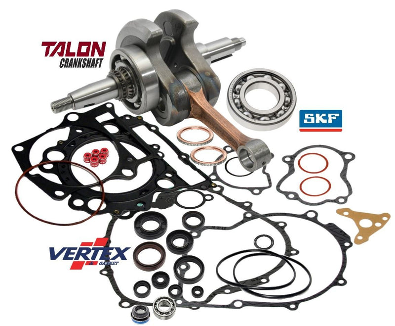 Rhino 660 Rebuilt Bottom End Motor Engine Rebuild Kit Crankshaft Assembly Parts