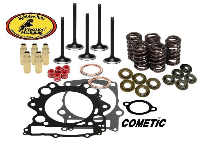 Raptor 660 Kibblewhite Stainless Valve Springs Bronze Guides Seals Gasket Kit