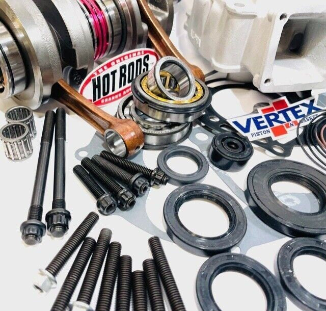 Banshee Complete 421cc Cub CPI New Motor Engine Exhaust SLP Pipes Assembly Kit