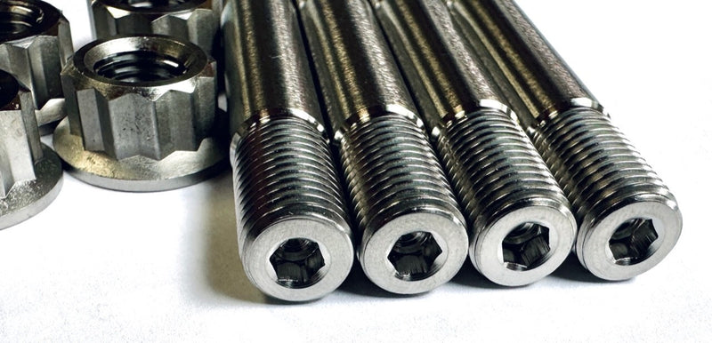 Yamaha 90105-10136-00 90105-10137-00 Bolt Flange TITANIUM Cylinder Head Stud Kit
