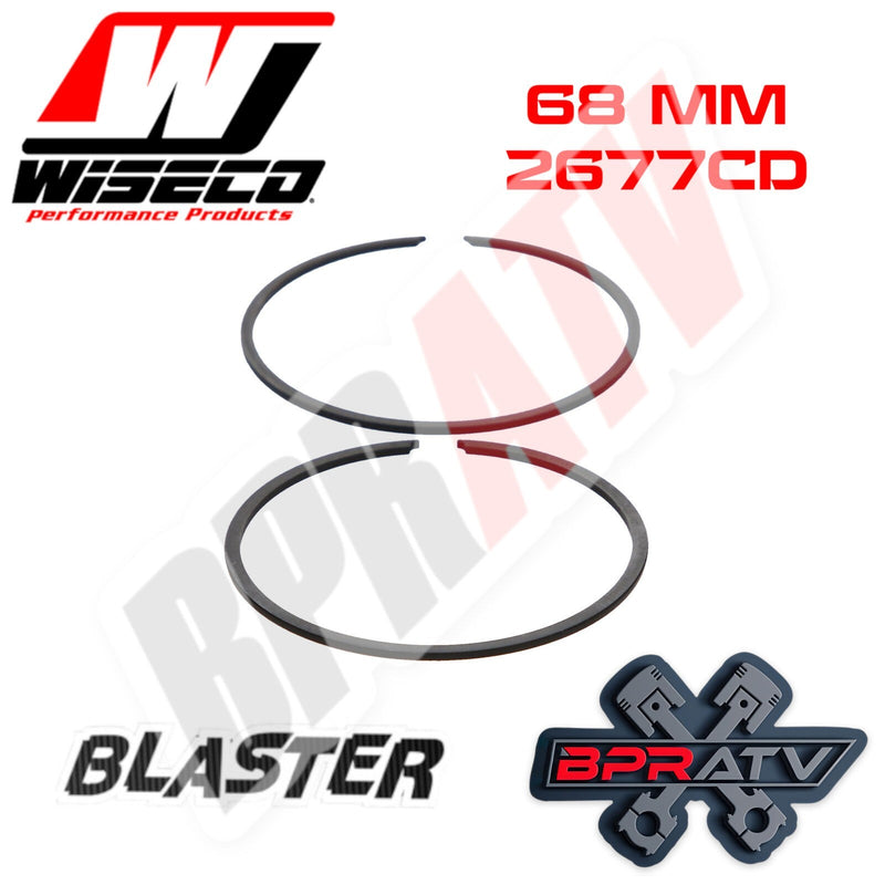 Yamaha Blaster 200 68mm 68 Big Bore Wiseco Piston Replacement Rings Set 2677CD