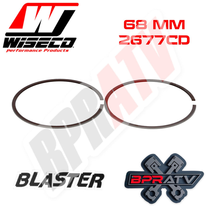 Yamaha Blaster 200 68mm 68 Big Bore Wiseco Piston Replacement Rings Set 2677CD