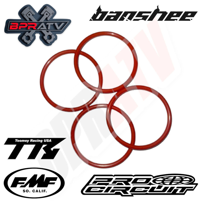 Yamaha Banshee BPRATV FMF Toomey Pro Circuit Exhaust Head Pipe O-Rings Set of 4