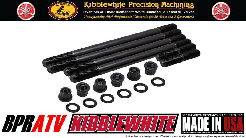 Yamaha Raptor 700 Kibblewhite Stronger Heavy Duty Cylinder Head Studs Bolts Kit