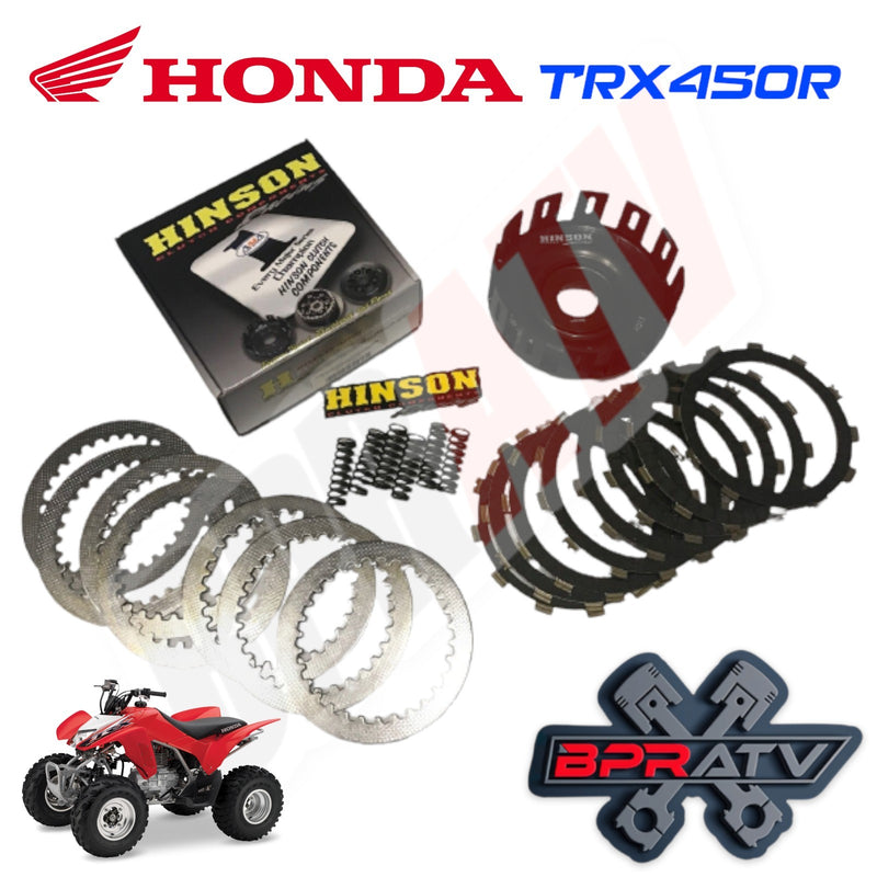 Honda TRX450R TRX 450R TRX450ER Hinson Heavy Duty Clutch Billet Basket Fibers