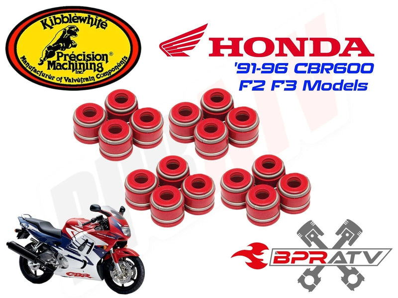 Kibblewhite Head Intake & Exhaust Valve Seals Honda CBR600 CBR 600 F2 F3 91-96