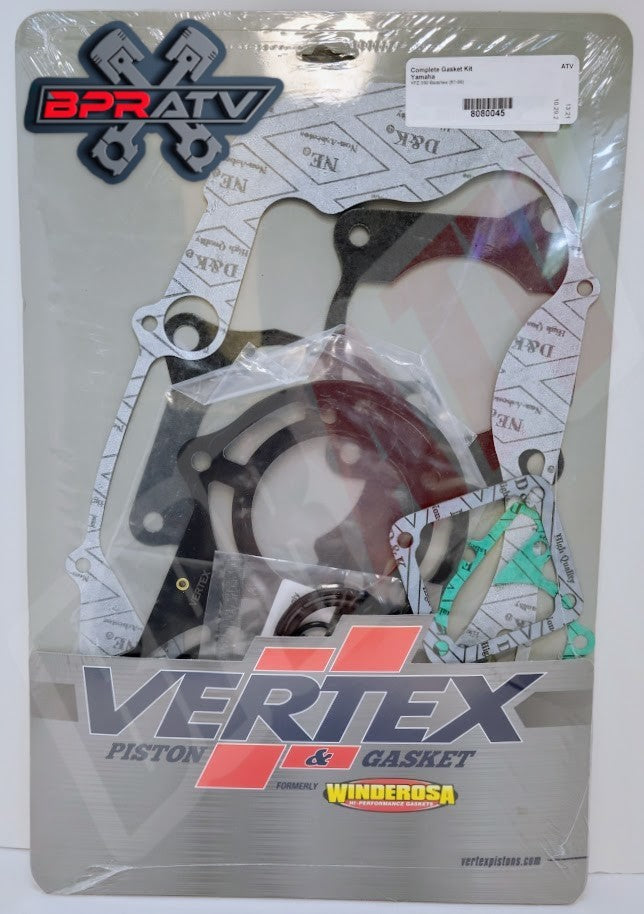 Vertex 808812 +4mm 4mm Complete Gasket Kit For 4111 Crank Yamaha YFZ 350 BANSHEE
