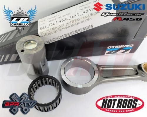 Suzuki LTR450 LTR CP Carrillo Piston Crank Connecting Rod Hot Rods Pin & Bearing