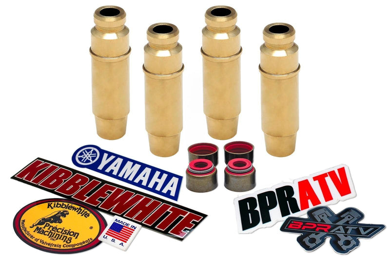 Yamaha Kodiak 700 Stock Kibblewhite Head Intake Exhaust Valve Guides & Seals Kit