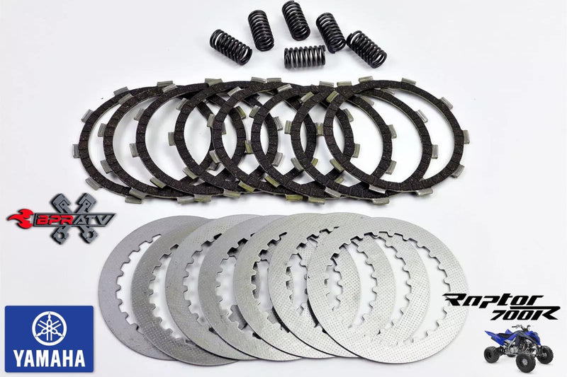 06-25 Yamaha Raptor 700 700R YFM700 Heavy Duty Steel Fibers & Springs Clutch Kit