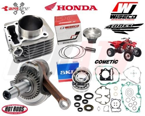 99-04 400EX 400 EX 88mm Simple Rebuild Kit Wiseco Piston Complete Gaskets Seals
