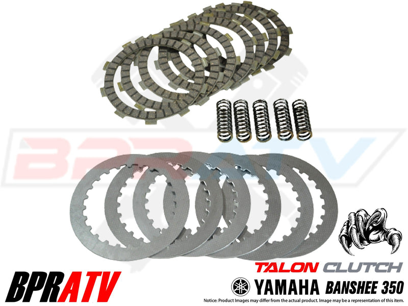 Yamaha Banshee 350 WISECO CNC Black Forged Clutch Basket Gasket & BPR Clutch Kit