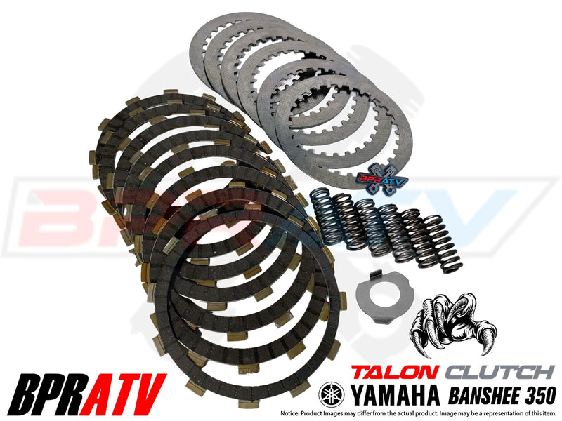 Yamaha Banshee 350 WISECO CNC Black Forged Clutch Basket Gasket & BPR Clutch Kit