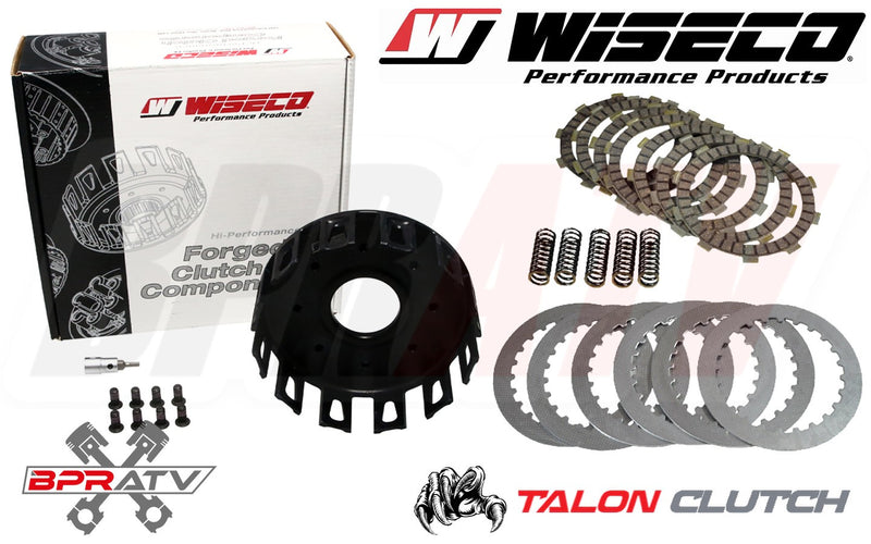 Yamaha Banshee 350 WISECO CNC Black Forged Clutch Basket Gasket & BPR Clutch Kit