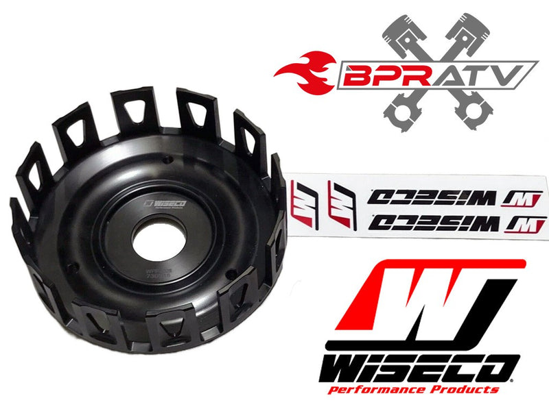 Yamaha Banshee 350 WISECO CNC Black Forged Clutch Basket Gasket & BPR Clutch Kit