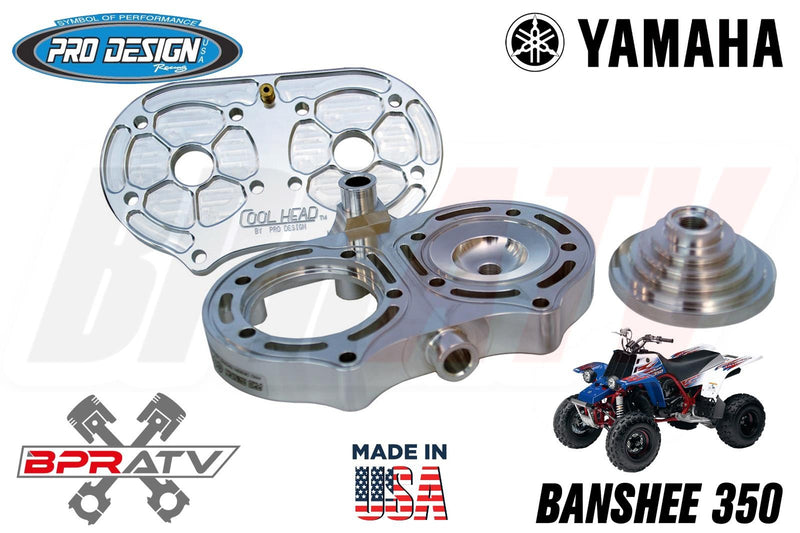 Banshee YFZ 350 Cheetah CUB Pro Design Cool Head 17cc Domes Studs Titanium Nuts