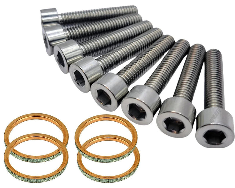 Suzuki GSX-R1000 GSX1300R Hayabusa TITANIUM Exhaust Manifold Gasket Repair Kit