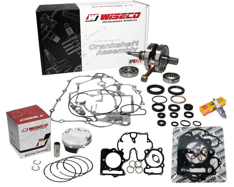 05-14 Honda TRX 400EX 400X Wiseco Crank Rod Rebuild Kit Piston Cometic Gaskets