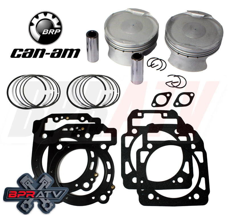 Good Can-Am Commander Outlander Maverick 1000 91mm Stock Pistons Gaskets Set Kit