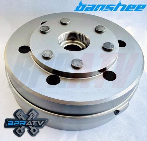 95-06 Banshee Lighter Flywheel Stator Timing Plate Titanium Nut Machined Lighten