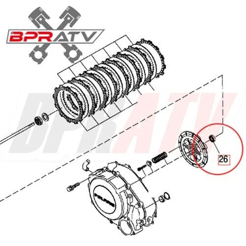 Predator 500 SKF Aftermarket Replacement Heavy Duty Clutch Bearing OEM# 3088179