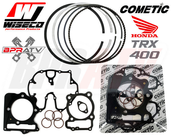Honda TRX400EX 400EX 89mm 89 Big Bore Wiseco Piston Rings Set COMETIC Gasket Kit