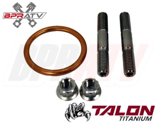 20-24 Honda CRF450RWE CR 450RWE Titanium Head Exhaust Studs Nuts Bolt Gasket Kit