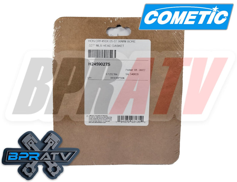 05-17 Honda CRF450X CRF 450X 450X 99mm BIG BORE Cometic Top End Head Gasket MLS