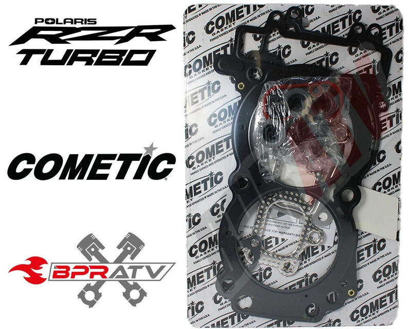 RZR XP XPT TURBO OEM Bore Cometic Top End Gasket MLX + Kibblewhite Head Stud Kit