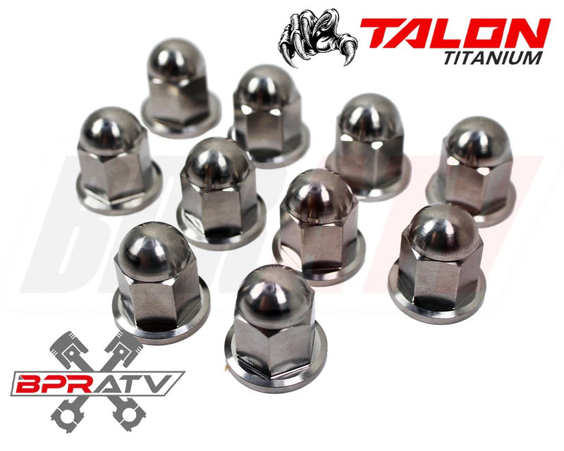 Yamaha Banshee CUB BPRATV TITANIUM Cylinder Head Stud Kit Ti ACORN Cap Nuts Set