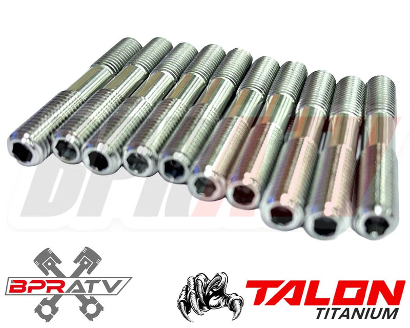 Yamaha Banshee CUB BPRATV TITANIUM Cylinder Head Stud Kit Ti ACORN Cap Nuts Set