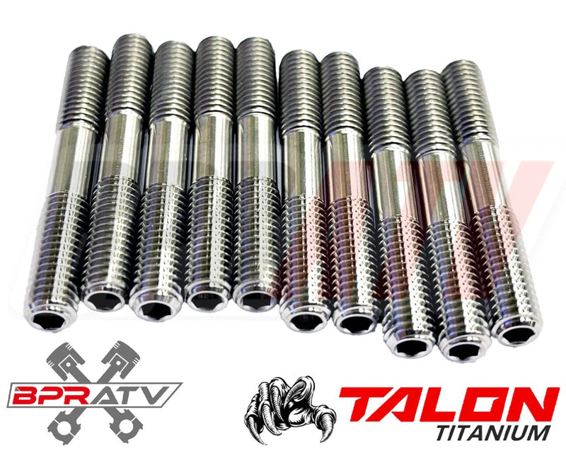 Yamaha Banshee CUB BPRATV TITANIUM Cylinder Head Stud Kit Ti ACORN Cap Nuts Set