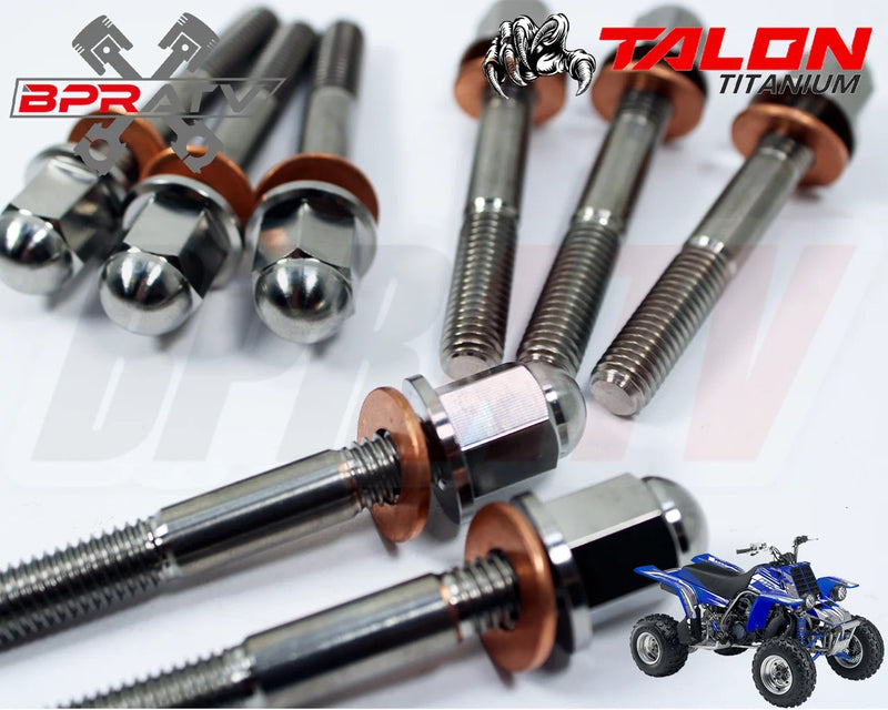 Yamaha Banshee CUB BPRATV TITANIUM Cylinder Head Stud Kit Ti ACORN Cap Nuts Set