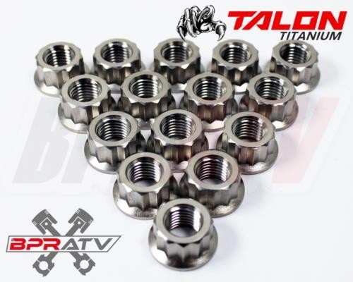 Yamaha Blaster 200 YFS200 YFS 200 TITANIUM Lug Nuts Complete Wheel Kit Set of 16